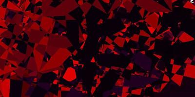 Light Pink, Red vector pattern with polygonal shapes.
