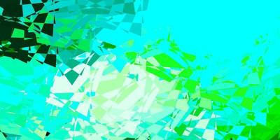 Light Blue, Green vector background with triangles.