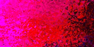 Light pink, yellow vector texture with random triangles.