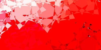 Light Red vector template with triangle shapes.