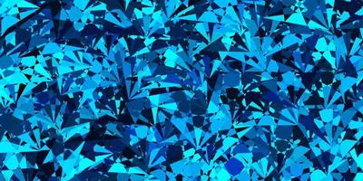 Dark BLUE vector pattern with polygonal shapes.