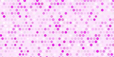 Light pink, yellow vector backdrop with dots.