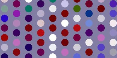 Light multicolor vector backdrop with dots.