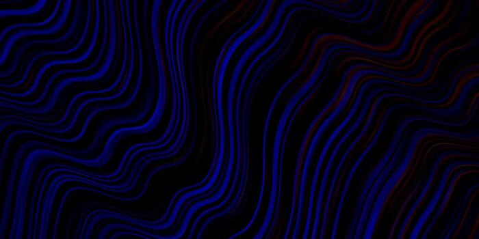Dark Blue, Red vector pattern with lines.