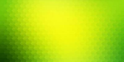 patrón de vector verde claro, amarillo con líneas.