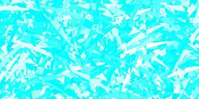 Light blue, green vector layout with triangle forms.