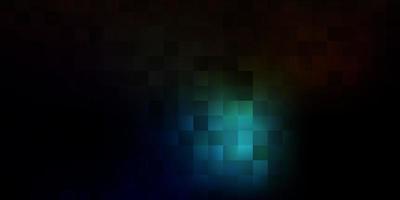 Dark multicolor vector cover in square style.