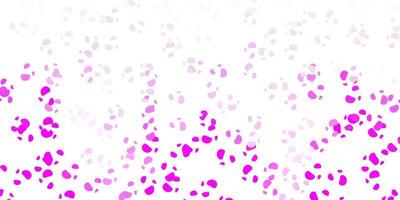 Light pink vector template with abstract forms.