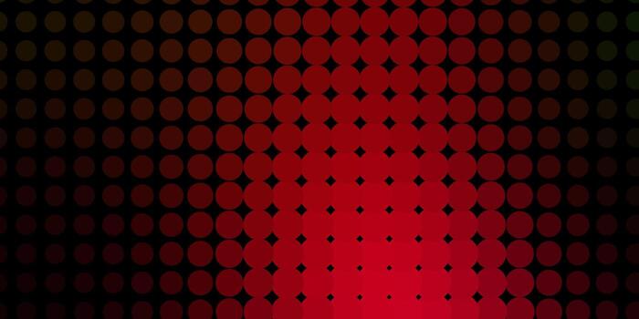 Dark Green, Red vector layout with circle shapes.