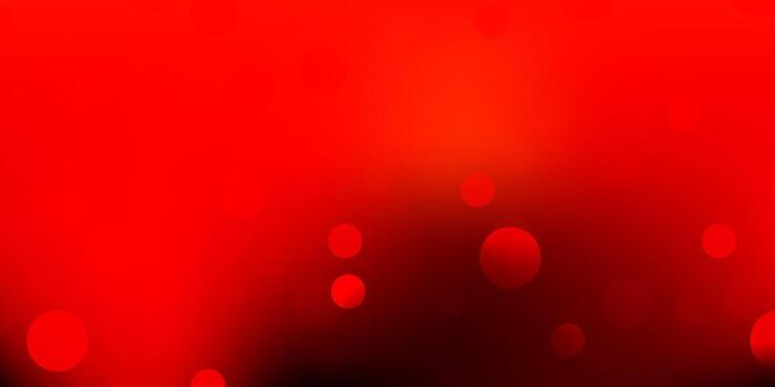 Dark orange vector background with random forms.
