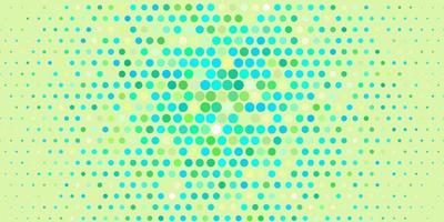 Light Blue, Green vector background with spots.