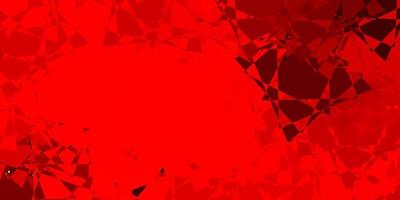 Light Red vector texture with random triangles.