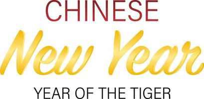 Chinese New Year font design vector