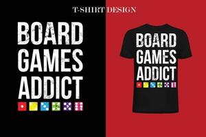 board games addict.eps vector