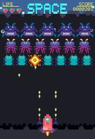 Space game user interface template vector