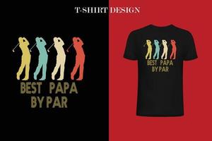 diseño de camiseta de padre. diseño de camiseta de papá. el padre cita el diseño de la camiseta. vector