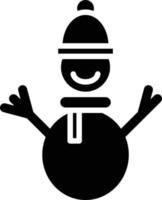 Snowman Icon Style vector