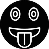 Tongue Out Icon Style vector