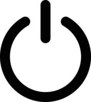 Power Button Icon Style vector