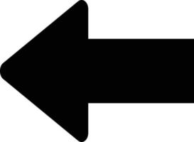 Left Arrow Icon Style vector