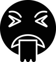 Puke Icon Style vector