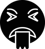 Puke Icon Style vector