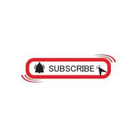 Suscribe button icon vector flat design
