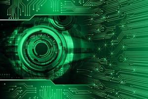 eye cyber circuit future technology concept background vector