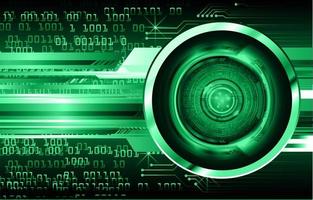 eye cyber circuit future technology concept background vector