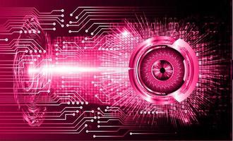 eye cyber circuit future technology concept background vector