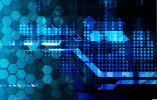 cyber circuit future technology concept background vector