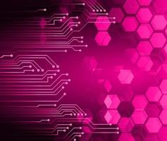 cyber circuit future technology concept background vector