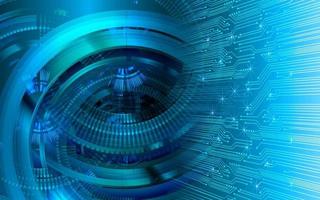 cyber circuit future technology concept background vector