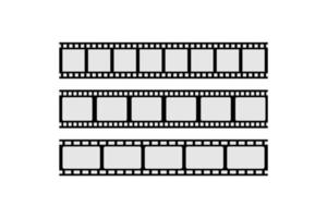 vector de colección de rayas de película para producciones de cine