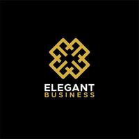 Elegant Luxury Pattern Motif Initials E EE logo design inspiration vector