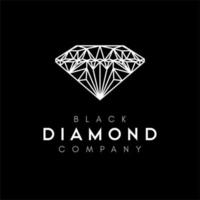 hermoso diamante cristal joya elegante minimalista logotipo joyería diseño inspiración vector