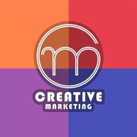 Monogram Initials Letter C M CM or MC Minimalist simple logo design inspiration vector