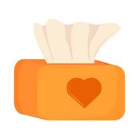 tissue box icon vector