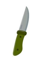 icono de cuchillo de caza vector