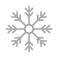 snowflake winter icon vector