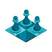 Isometric Vector Image On A Blue Background, Chess Pieces And Their Names,  School Of Chess Royalty Free SVG, Cliparts, Vectors, and Stock  Illustration. Image 123620529.