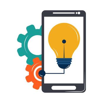 mobile web development vector