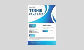 Tennis Poster Set Vector. Design For Sport Bar Promotion Flyer, Tennis Tournament Flyer Design Template, Tennis Poster Set Vector. vector