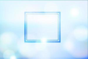 abstract bokeh blue and light effect background vector