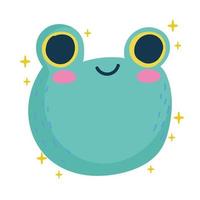 Kid Illustration frog vector