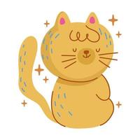 Kid Illustration cat vector