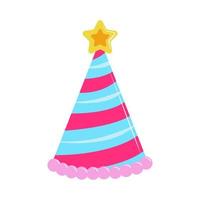 party hat with star vector