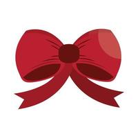 red gift bow vector