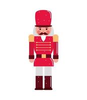 christmas nutcracker character vector