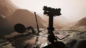 opportunità Marte esplorando la superficie del pianeta rosso video